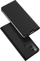 Voor OnePlus Nord N10 5G DUX DUCIS Skin Pro-serie Horizontale flip PU + TPU lederen hoes met houder en kaartsleuven (zwart)