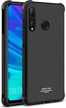 IMAK All-inclusive schokbestendig Airbag TPU-hoesje voor Huawei P Smart + 2019 / Enjoy 9s, met schermbeschermer (matzwart)