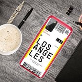 Voor Samsung Galaxy A02s Boarding Pass Series TPU telefoon beschermhoes (Los Angeles)
