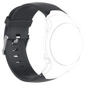 Smart Watch siliconen polsband horlogeband voor Garmin Approach S3 (zwart)