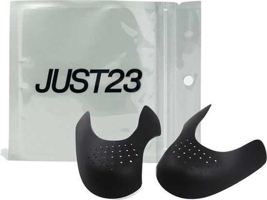 JUST23 Sneaker Crease Protector – Anti Crease – Zwart – Maat 41-45 (L) – Sneaker Shield – Anti Kreuk – Alle Schoenen zoals Jordan 1 & Air Force 1 - JUST23