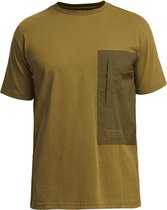 Tenson Togo Tee M - T-shirt - Heren - Olijfgroen - Maat L