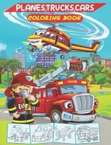 Planes, Trucks, Cars coloring book