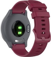 YONO Siliconen Sport Bandje 18mm - Horlogebandje geschikt voor Garmin Vivoactive 4S - Venu 2S - Vivomove 3S - Paars