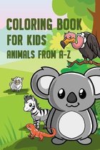 Coloring Book for Kids Animals from A-Z