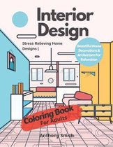 Interior Design Coloring Book For Adults