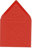 Cards & Crafts Luxe Vierkante enveloppen - 50 stuks - Oranje - 14x14 - 110grams