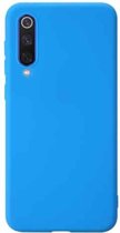 Voor Geschikt voor Xiaomi Mi 9 SE schokbestendig Frosted TPU beschermhoes (lichtblauw)