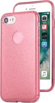 Voor iPhone 7 TPU Glitter All-inclusive beschermhoes (roze)