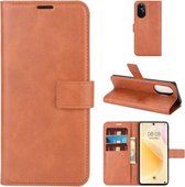 Voor Huawei Nova 8 5G Retro Kalfspatroon Gesp Horizontale Flip Leren Case met Houder & Kaartsleuven & Portemonnee (Lichtbruin)