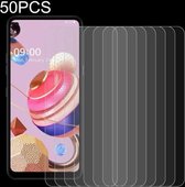 Voor LG K51S 50 STUKS 0.26mm 9 H 2.5D Gehard Glas Film
