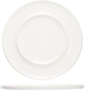 Cosy en Trendy Slide - Dinerbord - Wit - D30cm - Porselein - (set van 6)