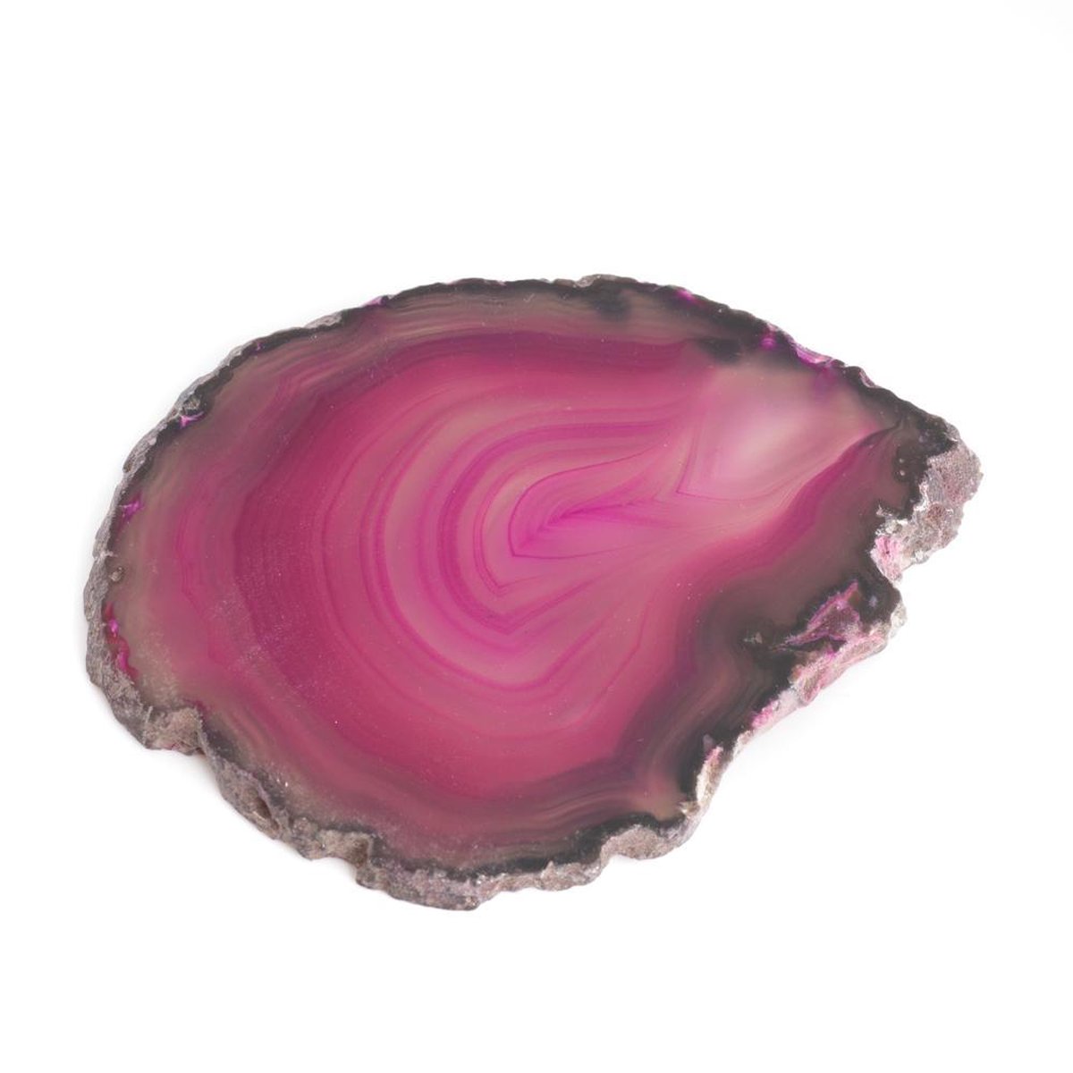 Spiru Onderzetter Schijf Roze Agaat Middel (6 – 8 cm)
