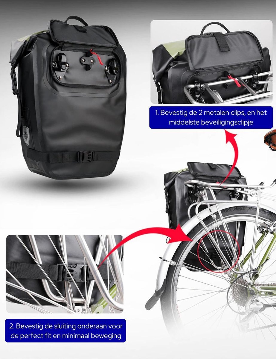 Sac Multifonction 3 en 1 pour Vélo de Route Vtt Sacoche de Vélo Sac de Siège Arrière avec Housse Imperméable Sac Multifonction 3 en 1 pour Vélo de Route Vtt Sacoche de Vélo Sac de Siège Arrière avec Housse Imperméable