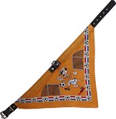 Halsband hond - oranje juichhalsband  49-57cm halsomtrek
