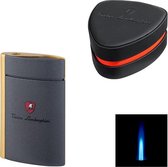 Tonino Lamborghini Levanto Anthracite Gold Jet Lighter / Aansteker met Lamborghini Geschenkverpakking