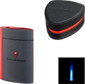 Tonino Lamborghini Levanto Anthracite Red Jet Lighter / Aansteker met Lamborghini Geschenkverpakking