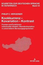 Schriften Zur Deutschen Sprache In �sterreich- Kookkurrenz - Kovariation - Kontrast