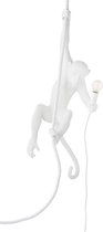 Seletti - monkey outdoor-white resin lamp - with rope