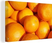 Canvas Schilderij Fruit - Sinaasappel - Oranje - 60x40 cm - Wanddecoratie