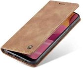 Caseme - Samsung Galaxy A20s - Retro Wallet Case - Bruin