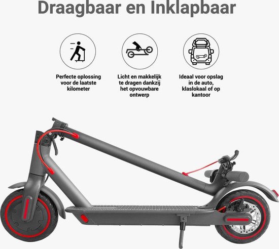 Elektrische step voor volwassenen 8.5inch - ( Xiaomi M365 Pro Look) - 350W  - 25km/u - | bol.com