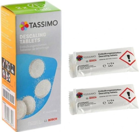 Machine à café détartrante Tassimo - pastilles de détartrage - 4 pastilles  -... | bol.com
