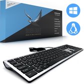 Toetsenbord – Keyboard - Keyboard Computer - Ergonomisch Toetsenbord -  Numeriek Keyboard – Bedraad - Qwerty - Thuiswerker