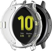 Strap-it TPU case - transparant bescherm hoesje geschikt voor Samsung Galaxy Watch Active 2 44mm - doorzichtige beschermhoes voor Galaxy Watch Active 2 44mm