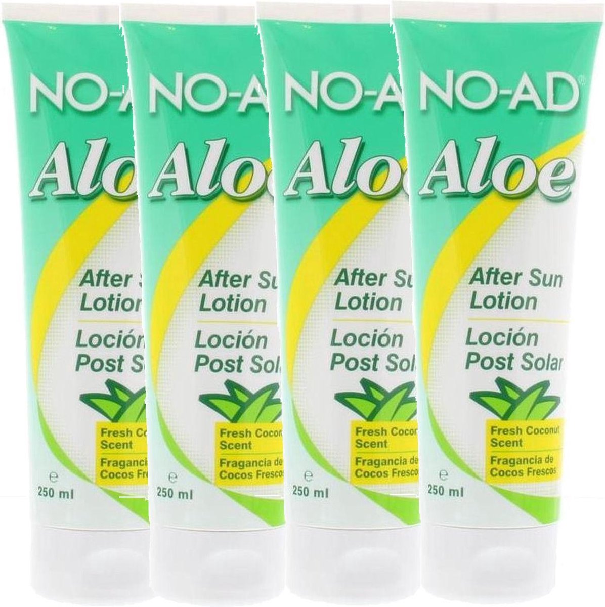 NO-AD Aloë Vera After Sun Lotion - 250 ml - 4 pak - No-Ad