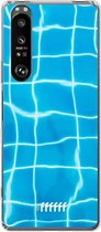6F hoesje - geschikt voor Sony Xperia 1 III -  Transparant TPU Case - Blue Pool #ffffff