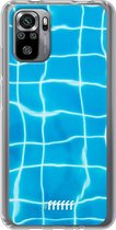 6F hoesje - geschikt voor Xiaomi Redmi Note 10S -  Transparant TPU Case - Blue Pool #ffffff