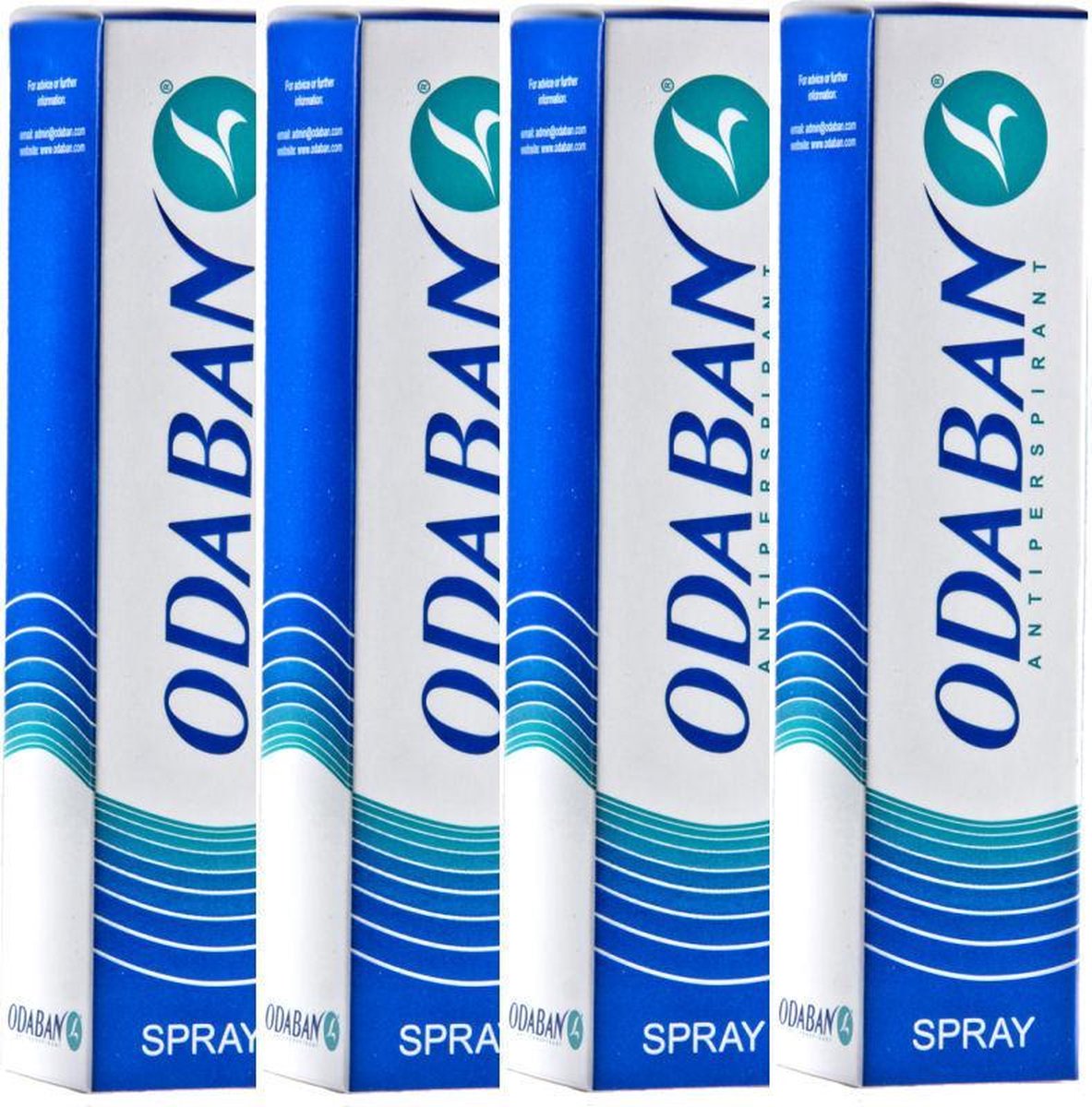 Odaban Anti-Transpirant Spray - 4 pak