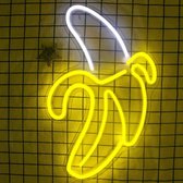 Neon verlichting - Banaan - Geel sfeerlicht - Wandlamp