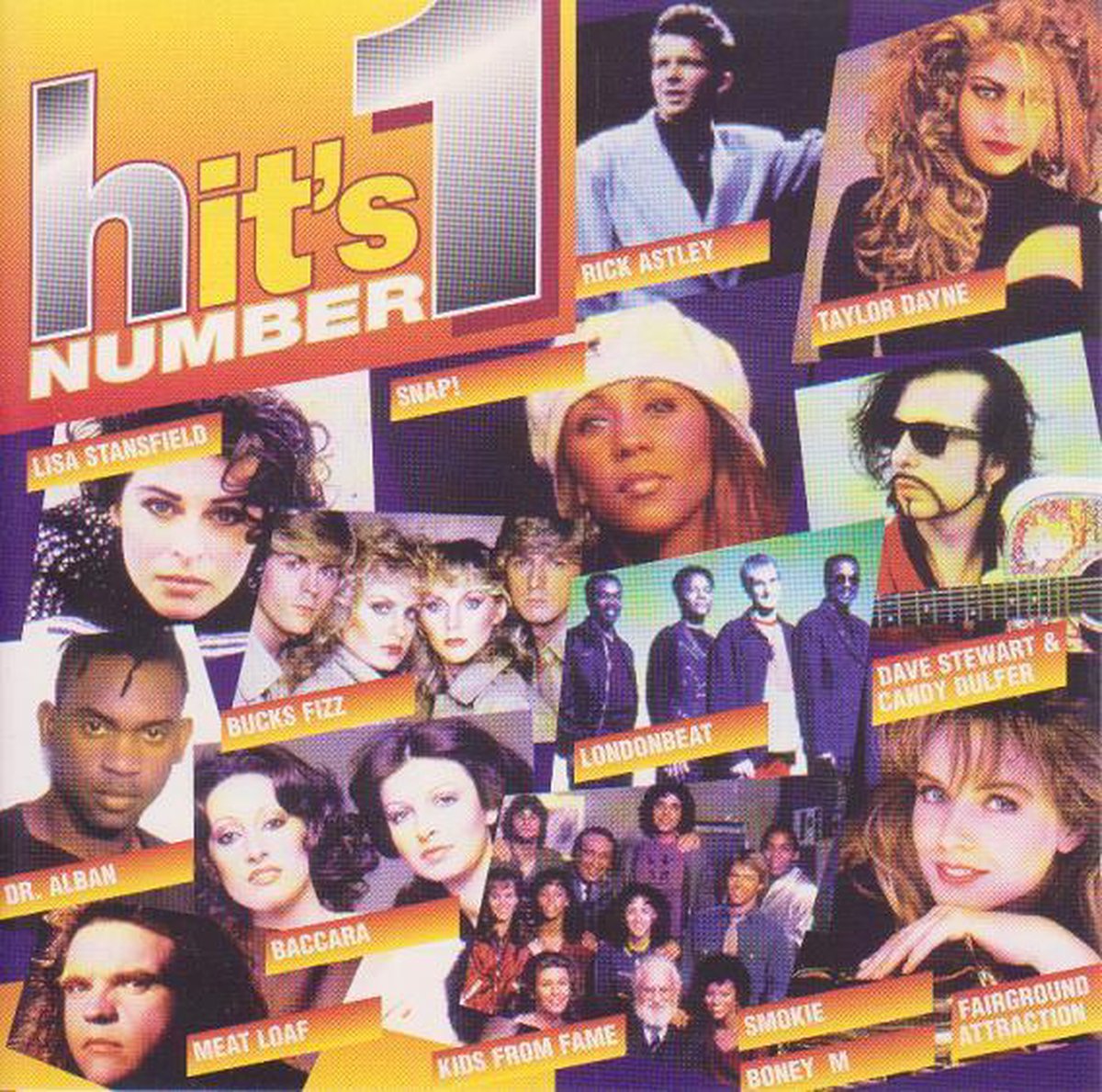 HITS NUMBER 1' -Baccara, Smokie, Boney M, Meat Loaf, Bucks Fizz, Snap, Dr. Alban