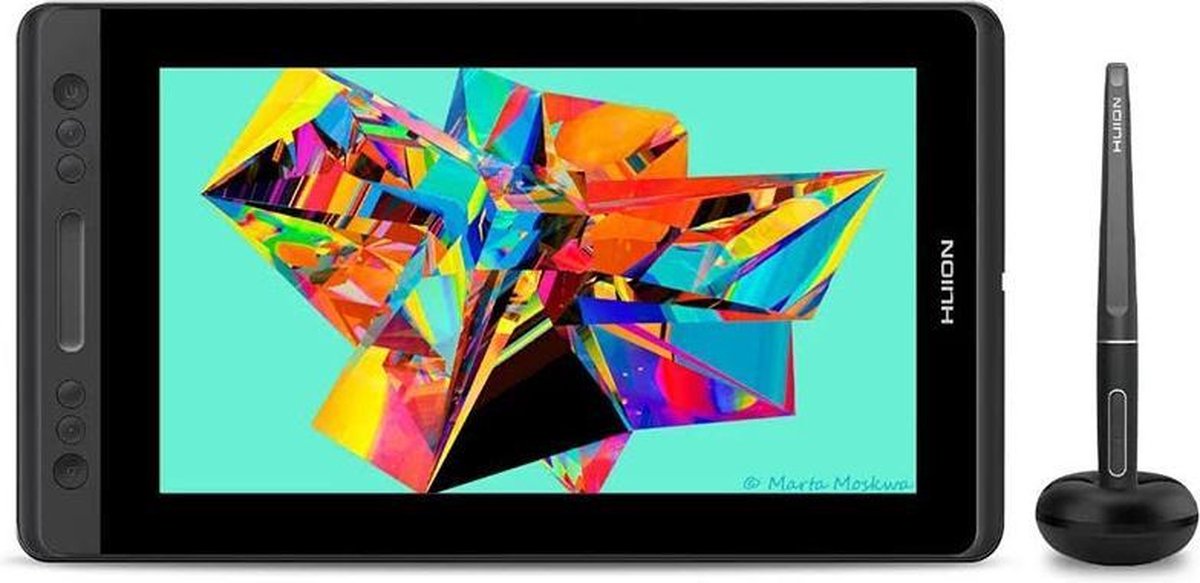 HUION Kamvas Pro 13 - Grafische tablet - 5080 lpi - 293,76 x 165,24 mm - Zwart