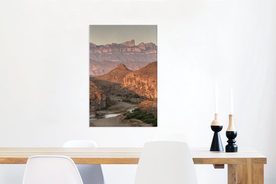 Parc national de Big Bend au Texas 40x60 cm - Tirage photo sur toile (Décoration murale salon / chambre)