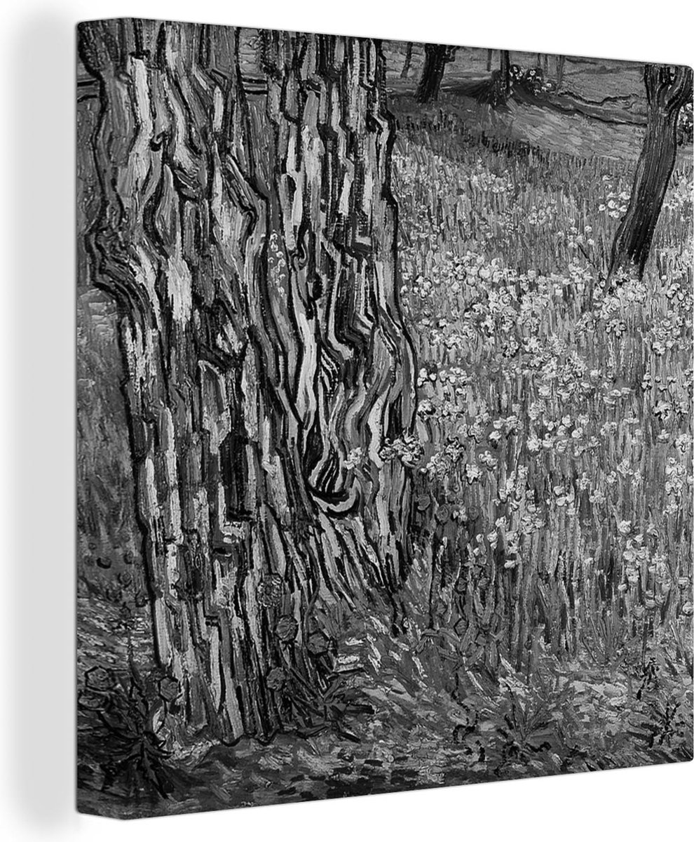 Tableau Vincent Van Gogh - 'Les Racines Des Arbres', Toile Sur Cadre, Prêt à Accrocher
