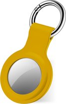 SBS AirTag case met key ring, geel