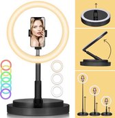 LB - Live Beauty Light - Tafelmodel Ringlamp met RGB