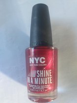 Nyc Shine in a Minute Nail Polish 228 Chelsea - Sneldrogend - Langdurige Glans - Trendy Kleur