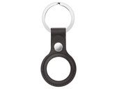 Apple AirTag sleutelhanger leer zwart
