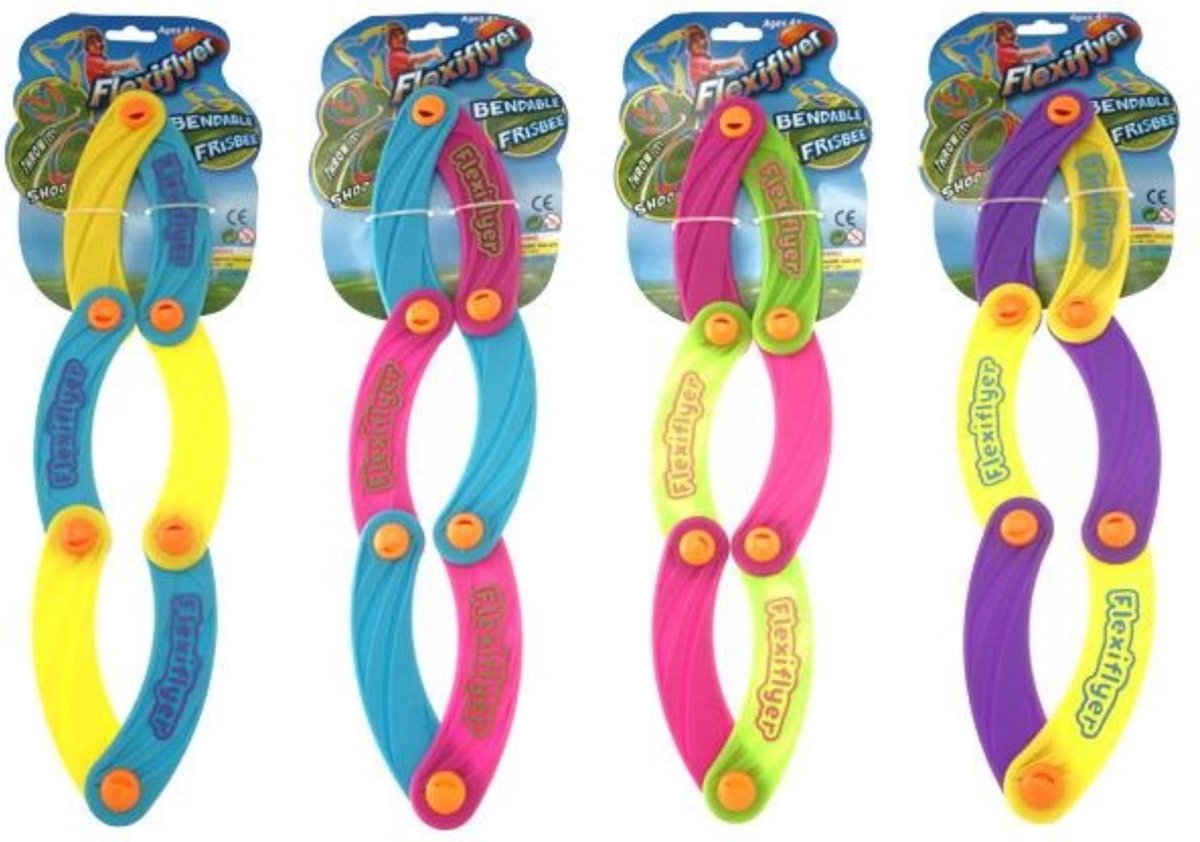 Merkloos Sans marque Merkloos Vervormbare Frisbee 33 cm. Kleurenmix