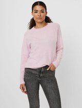 Vero Moda Trui Vmdoffy Ls O-neck Blouse Ga Noos 10201022 Pastel Lavender/melange Dames Maat - XS