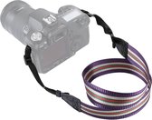 PULUZ Stripe Style Series schouderriem camerariem voor spiegelreflexcamera / dslr-camera's (paars)