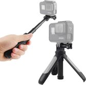 GP446 multifunctioneel mini vast statief voor GoPro HERO9 Black / HERO8 Black / 7/6/5/5 sessie / 4 sessie / 4/3 + / 3/2/1, DJI Osmo Action, Xiaoyi en andere actiecamera's (grijs)