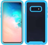 Voor Samsung Galaxy S10e Starry Sky Solid Color Series schokbestendige pc + TPU beschermhoes (babyblauw)