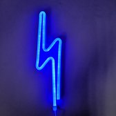 Neon led verlichting - Blauw Lightning - Blauw sfeerlicht - Wandlamp - Nachtlamp - Sfeerlicht - Game Room - 4LifeProducts