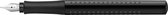 Faber-Castell vulpen - Grip 2010 - M - Harmony zwart - FC-140816