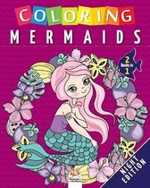Coloring mermaids - 2 books in 1 - Night edition